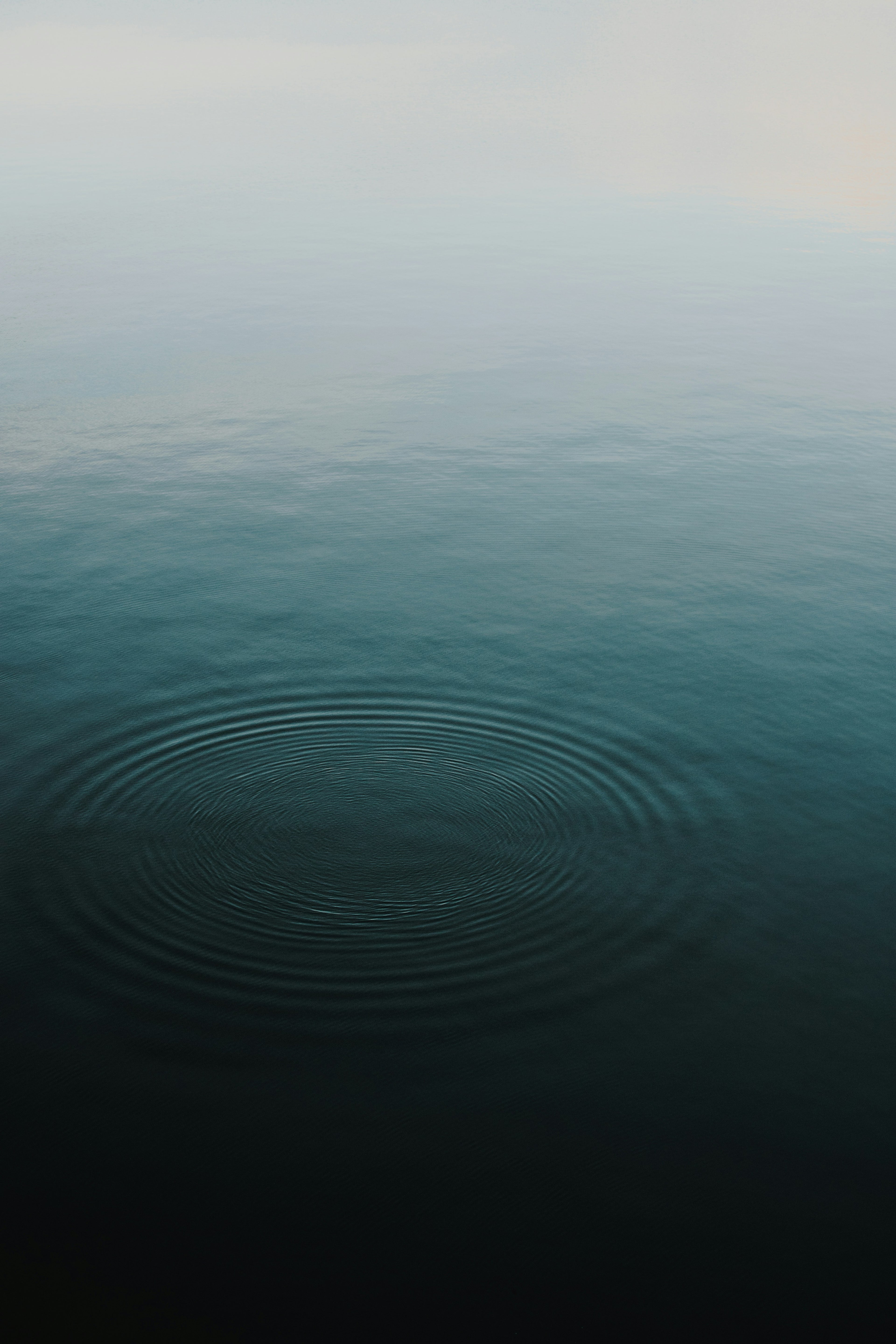 Ripple effect on water surface