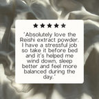 Organic Reishi - Calm, Sleep & Stress Support - Capsules or Powder