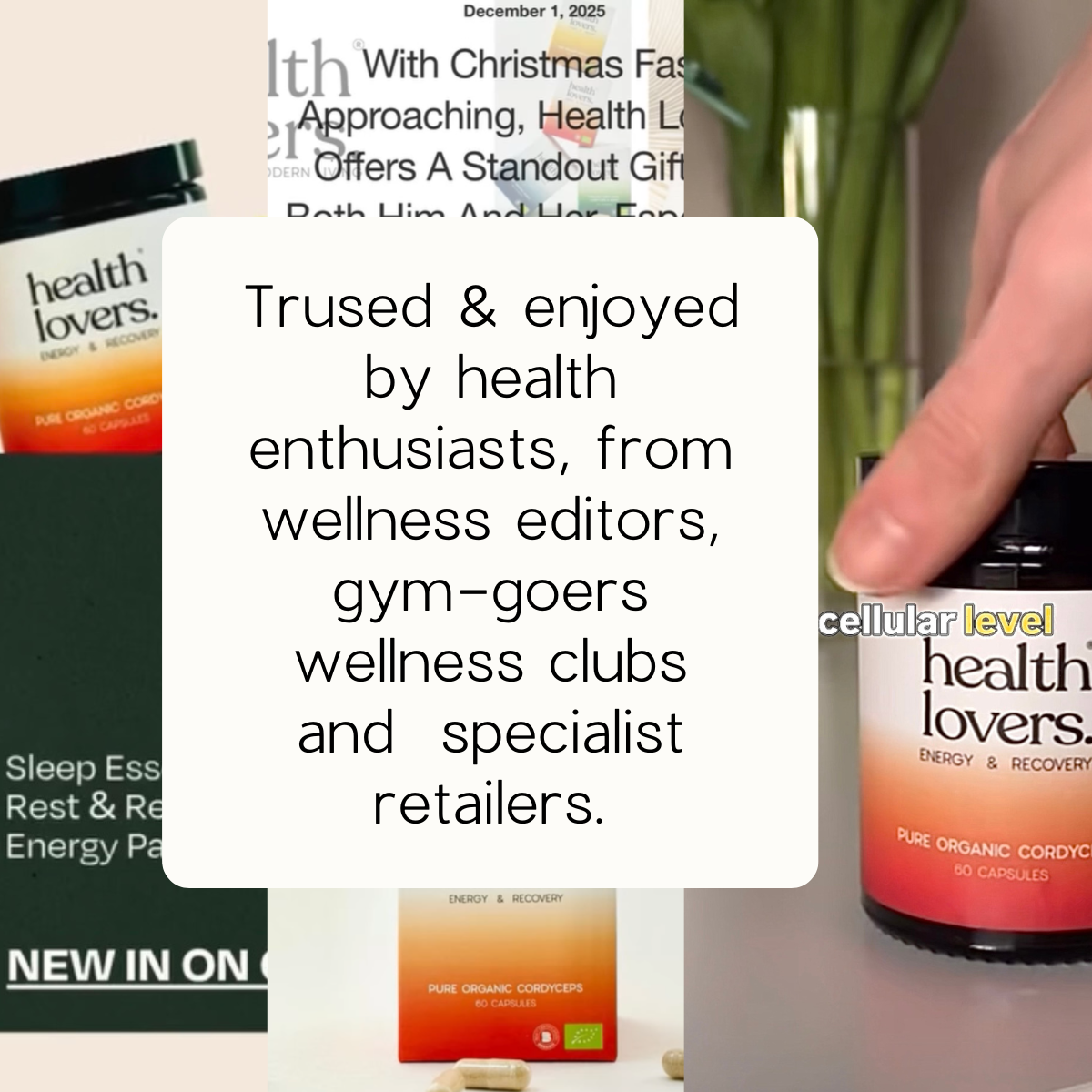 Organic Cordyceps - Energy, Stamina & Endurance - Capsules or Powder