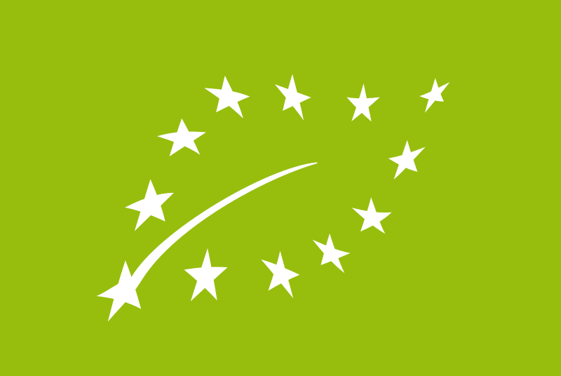 White star-shaped logo on a green background
