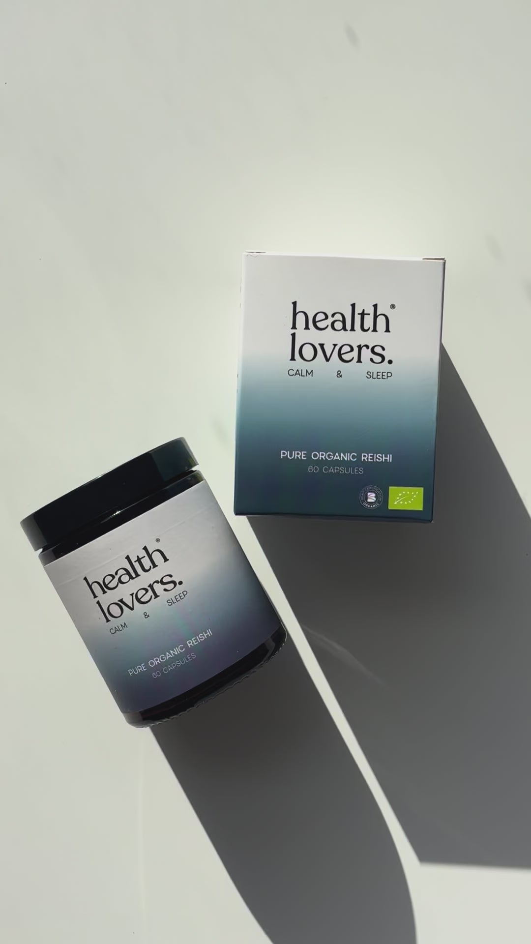 Organic Reishi Capsules - Calm, Sleep & Stress Support